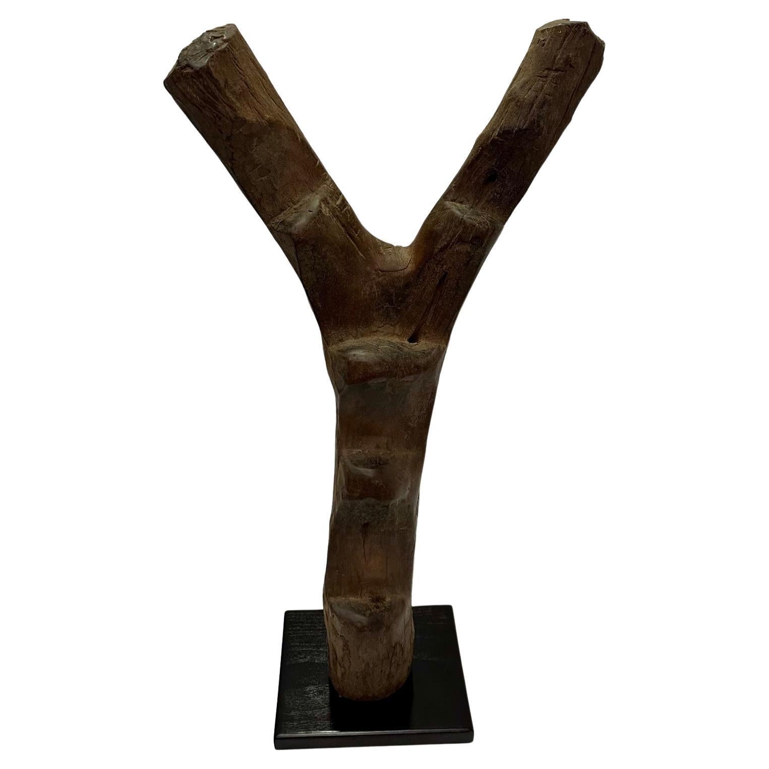 Large Sculptural African Dogan Ladder For Sale