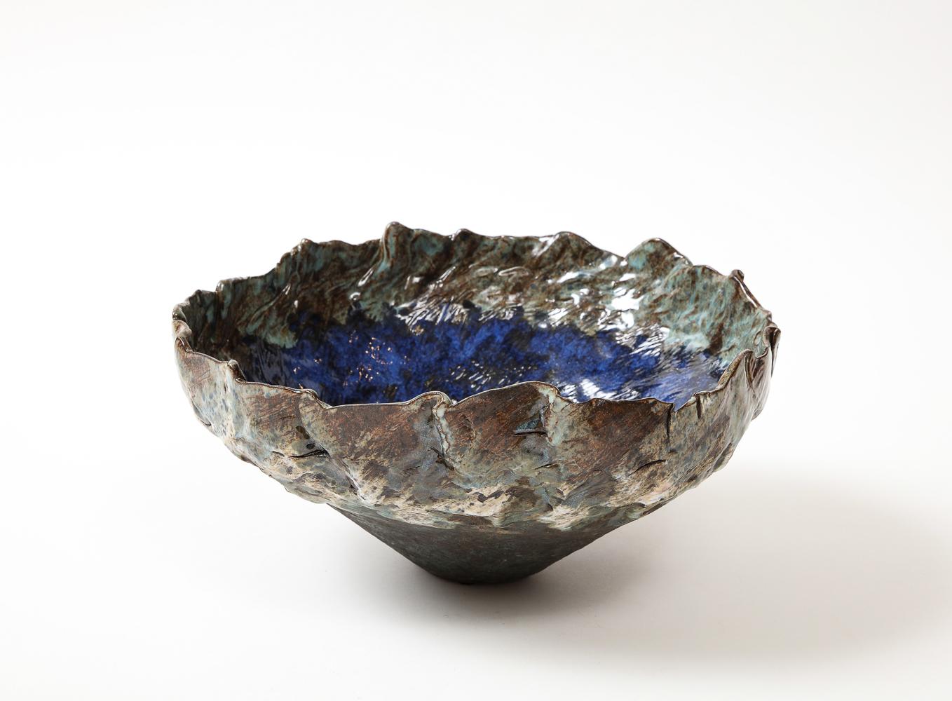 Large Sculptural Bowl #6 by Dena Zemsky In New Condition For Sale In New York, NY