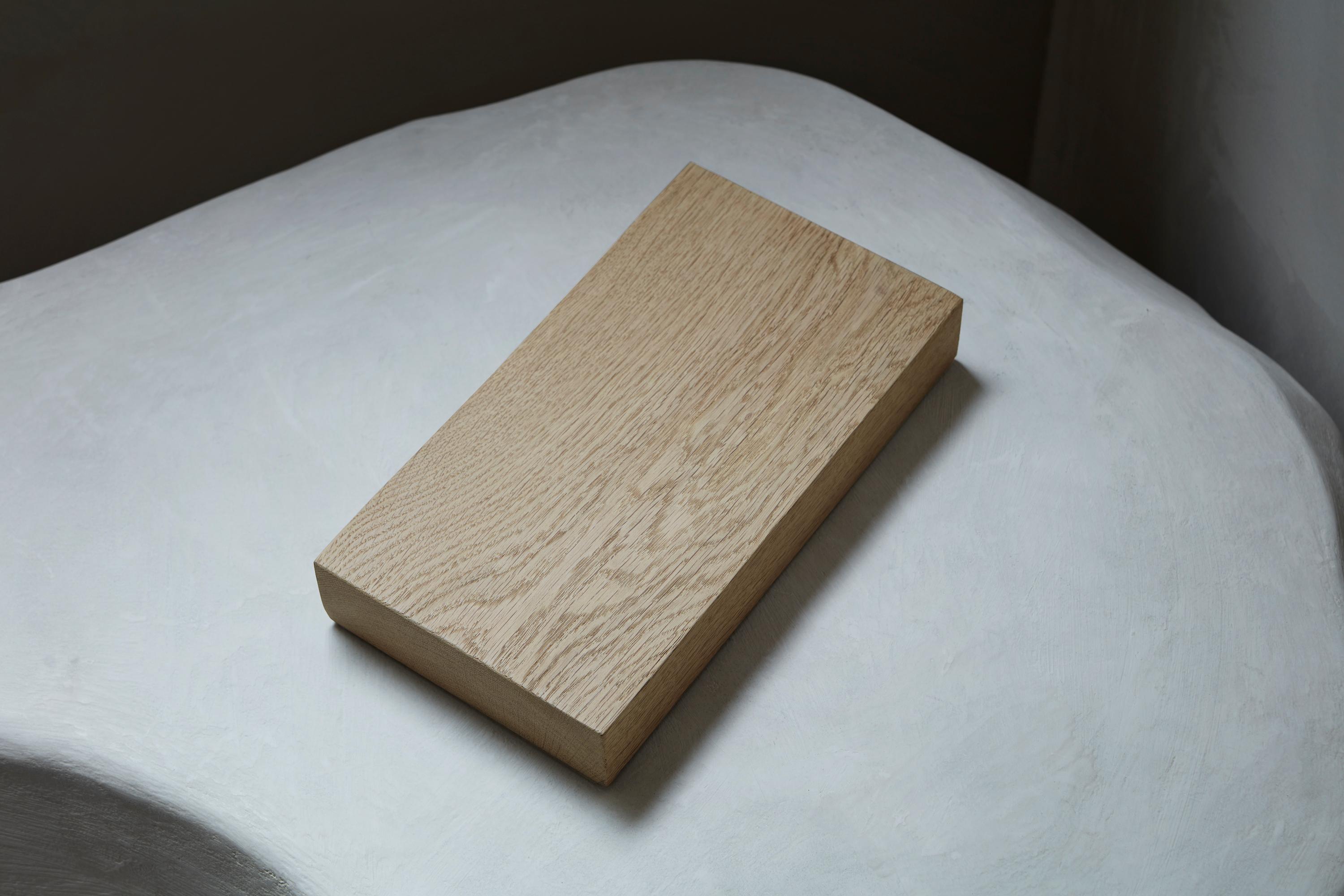 Large Sculptural Brut Dining Table - solid Oak For Sale 3