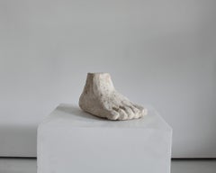 Large Sculptural Carved Stone Foot