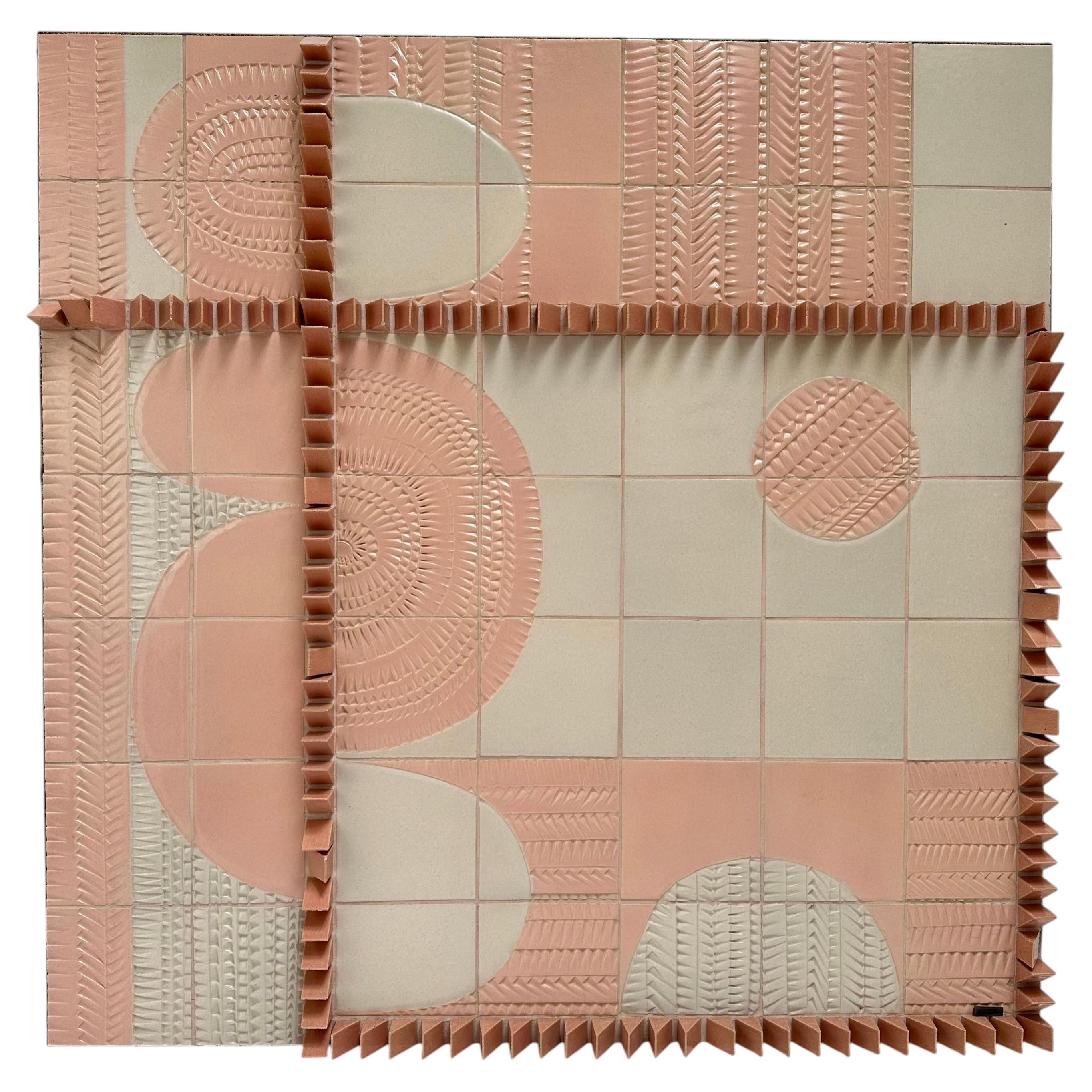 Large Sculptural Ceramic Panel, Roger Capron, France 1989