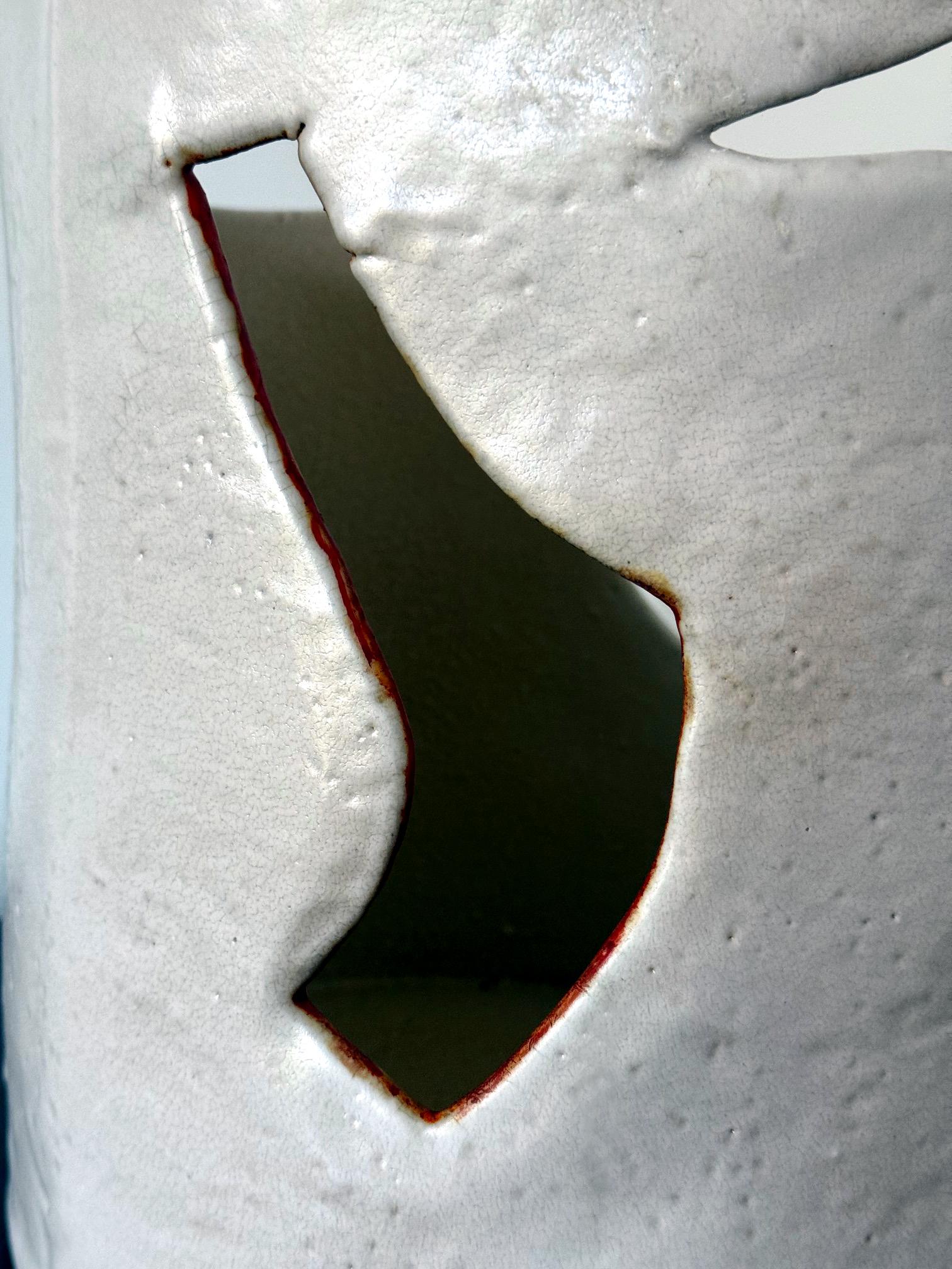 Exposition et publication d'un grand vase sculptural en céramique de Richard Devore en vente 2