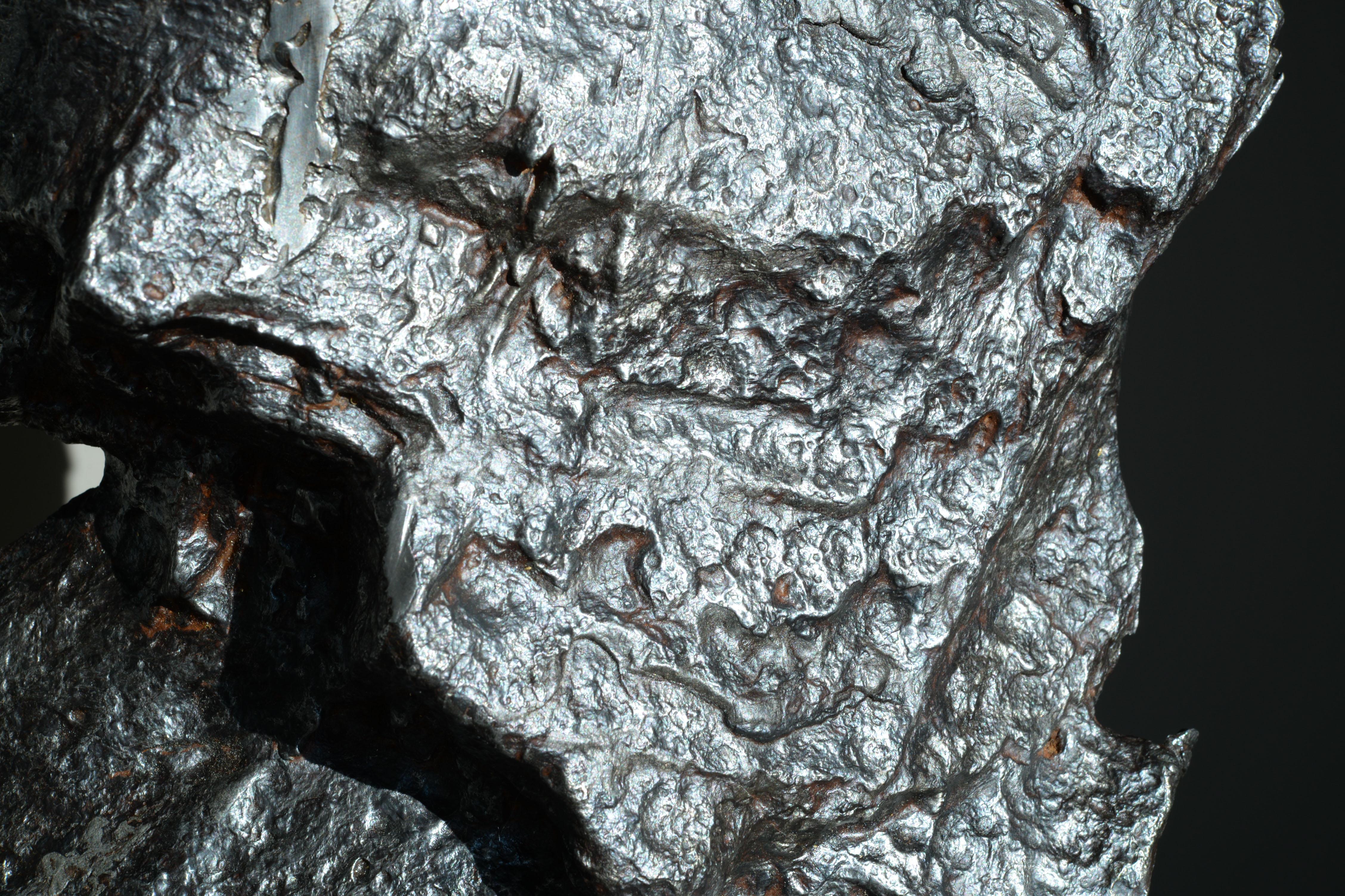 Large Sculptural Iron Meteorite For Sale 8