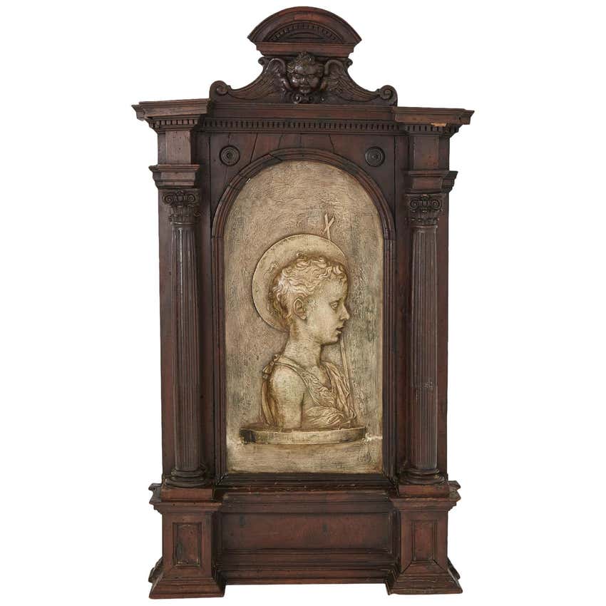 Large Sculptural Italian Baroque Tabernacle Frame, Late 18th Century ...