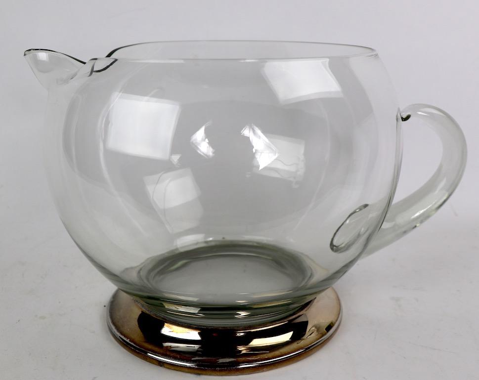 Mid-Century Modern Large Sculptural Mid Century Water Pitcher For Sale
