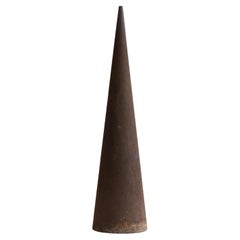 Vintage Large Sculptural Objet d'Art Blacksmith's Cone Anvil Mandrel