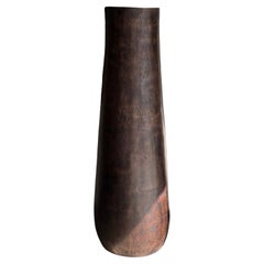Large Sculptural Palm Wood Planter, Modern Organic with Stunning Wood Textures