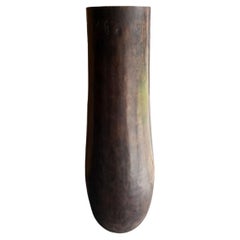 Large Sculptural Palm Wood Planter, Modern Organic with Stunning Wood Textures