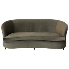 Large Sculptural Parisi Settee