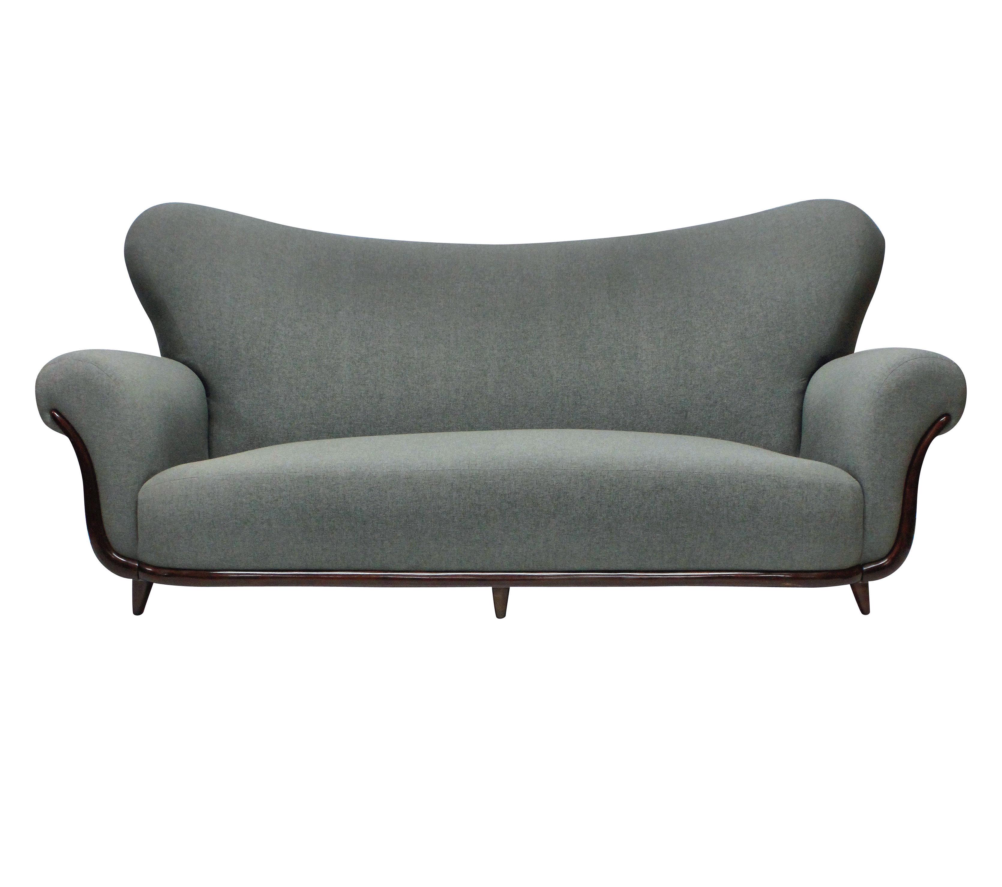 Italian Large Sculptural Sofa by Ulrich