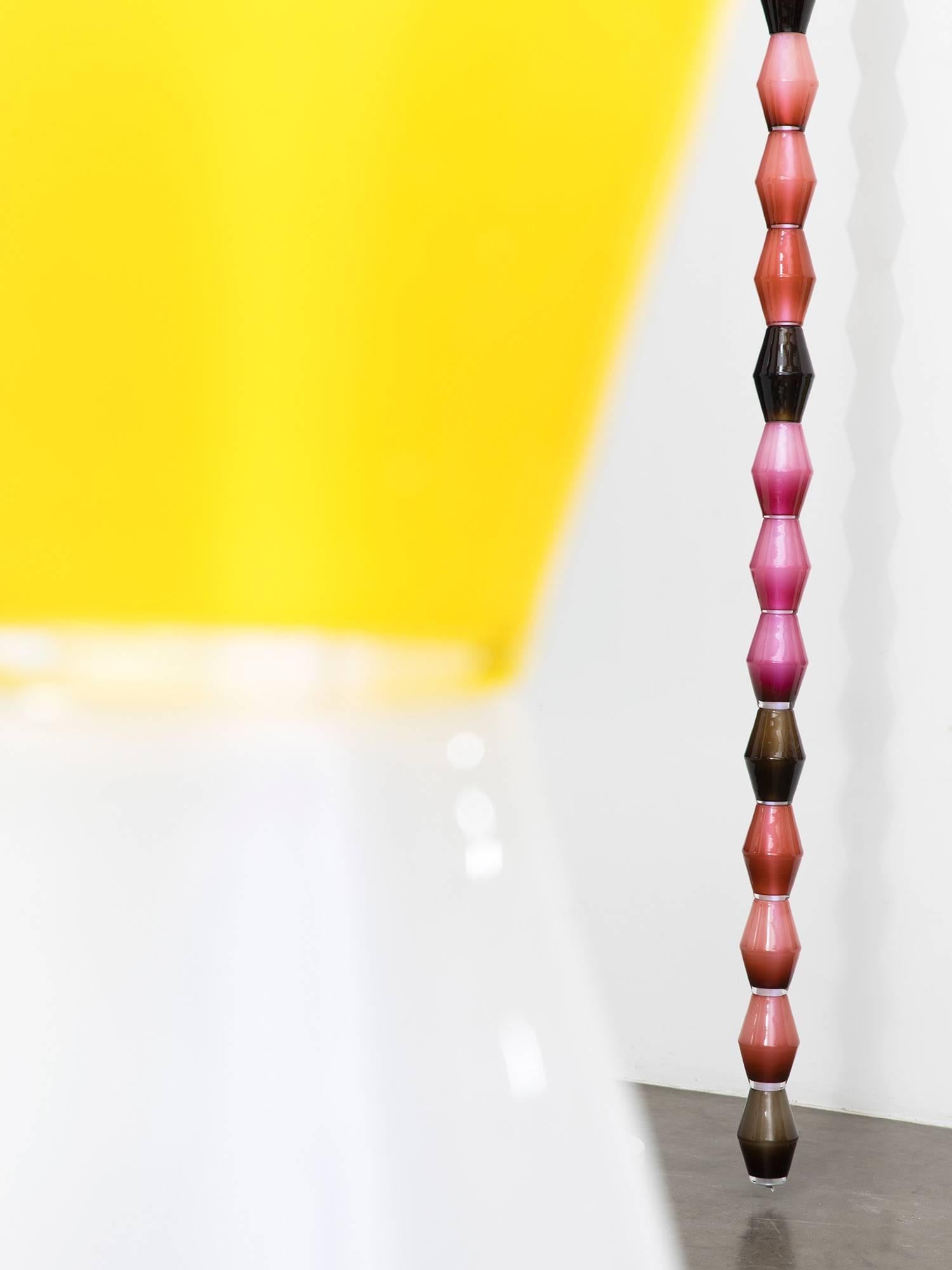 Norwegian Large Sculptural Stacked Glass 