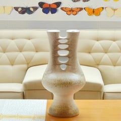 Large Curvaceous Sculptural Studio Pottery Vase