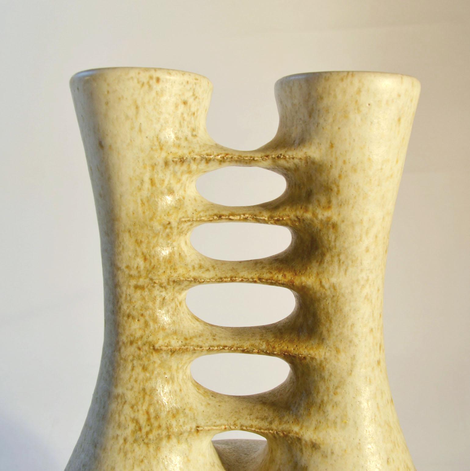 double neck vase