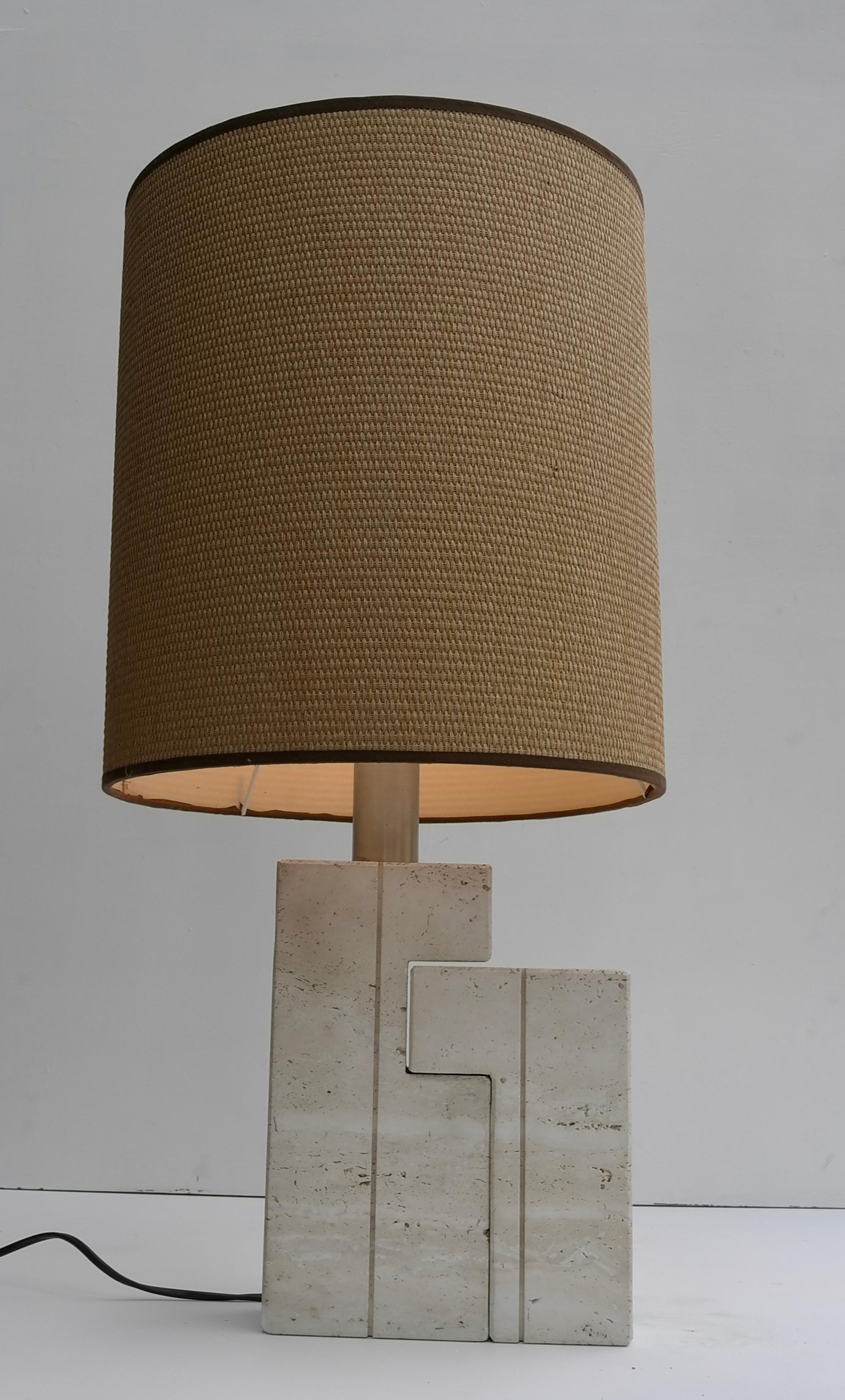 travertine lamps