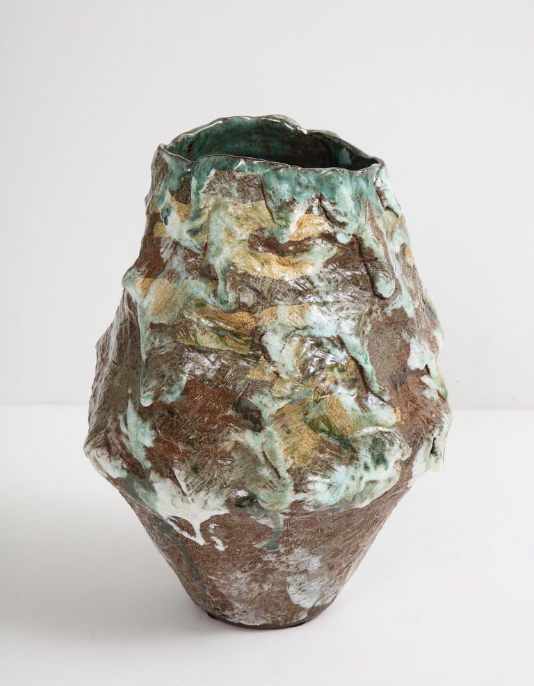 Large Sculptural Vase #4 by Dena Zemsky In New Condition For Sale In New York, NY