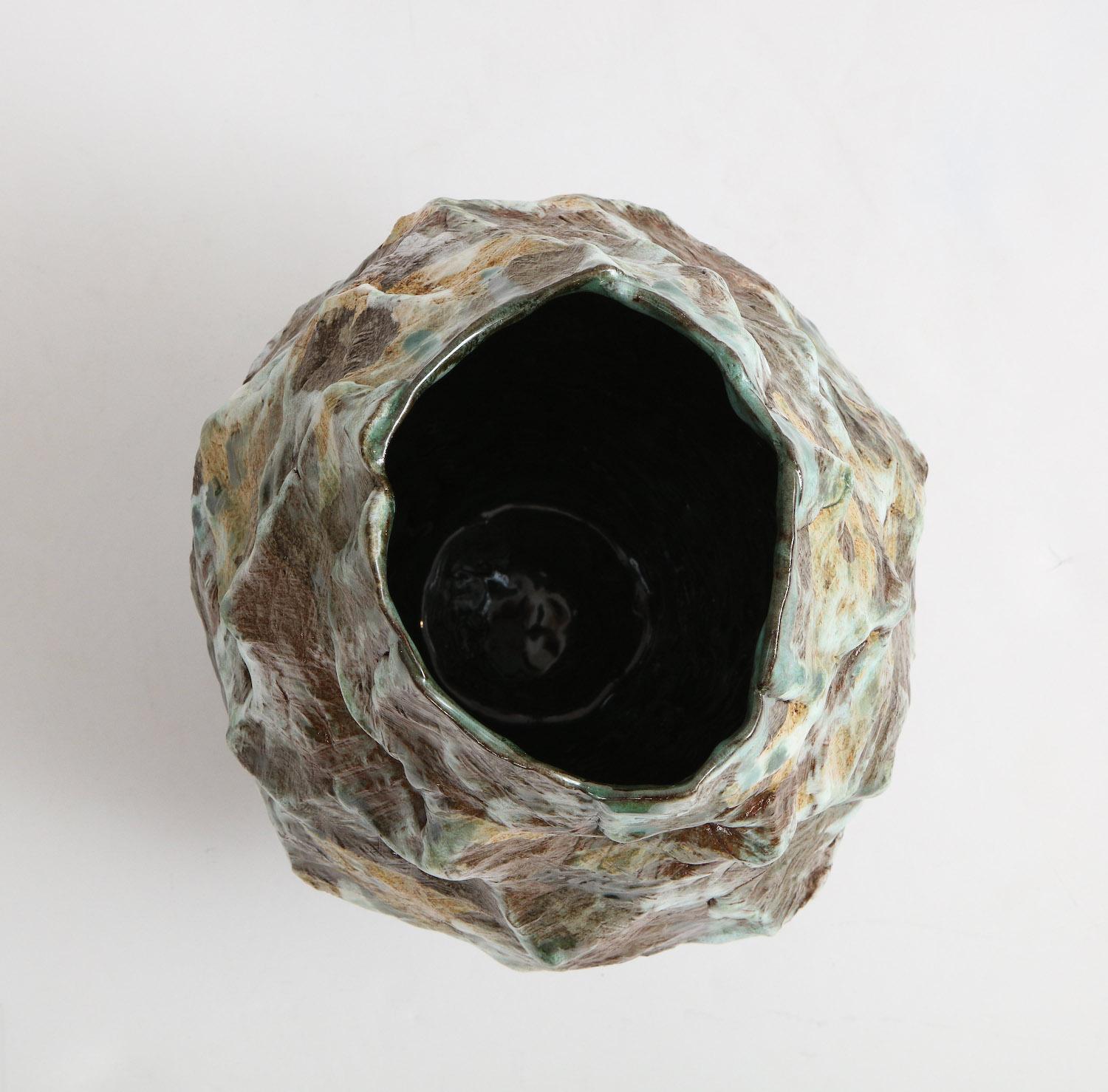 Contemporary Large Sculptural Vase #4 by Dena Zemsky For Sale