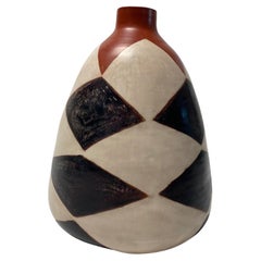 Vintage Large Sculptural Vase "Causucanas" by Ernesto Sanchez