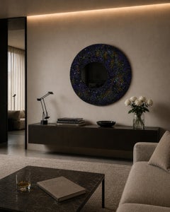 Night Sky I — Sculptural Mirror in MicroCristallo Fusione