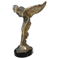 Large Sculpture Bronze Rolls Royce, Spirit of Extasy