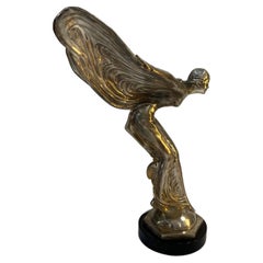 Large Sculpture Bronze Rolls Royce, Spirit of Extasy