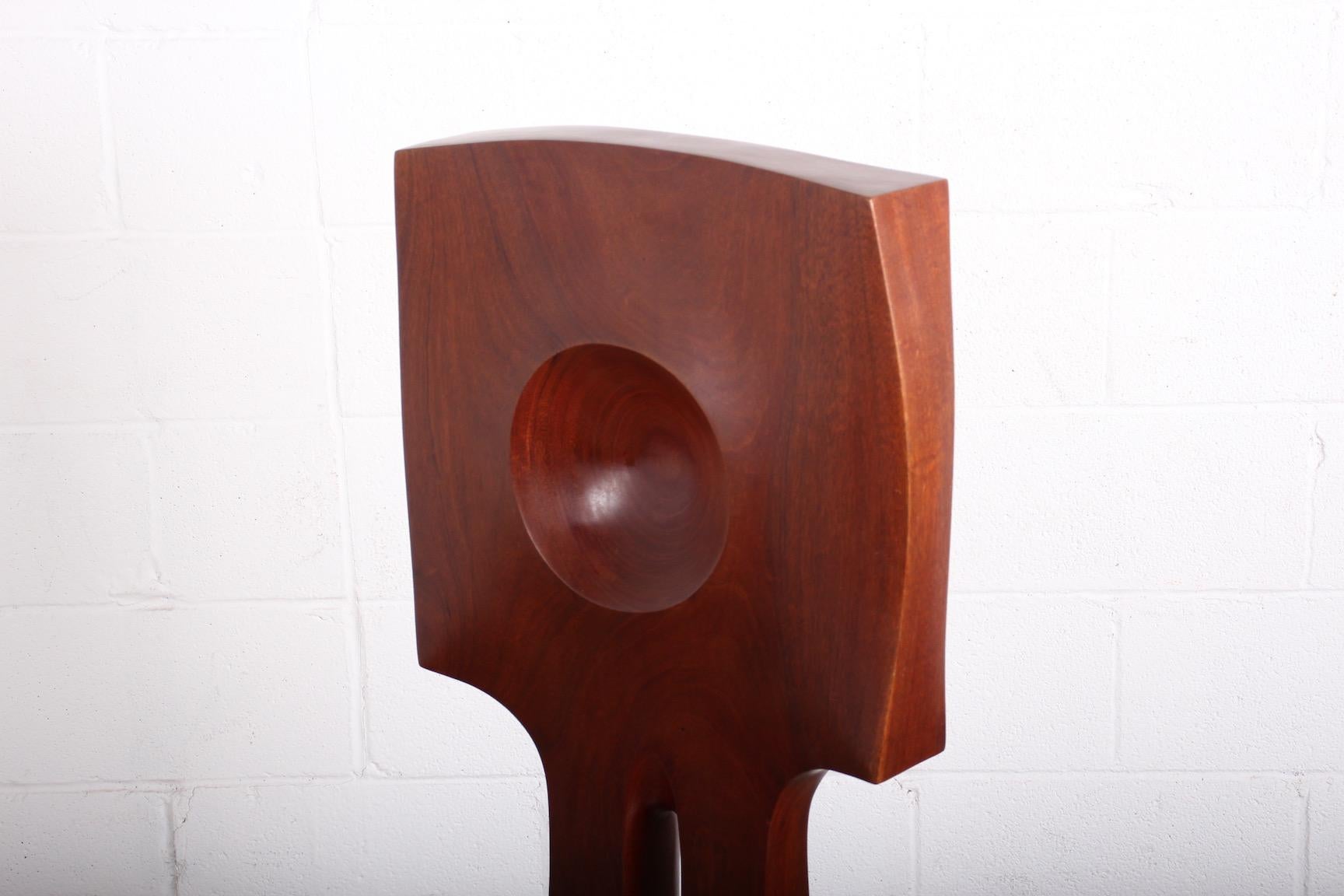 Wood Large Sculpture by Henry Moretti