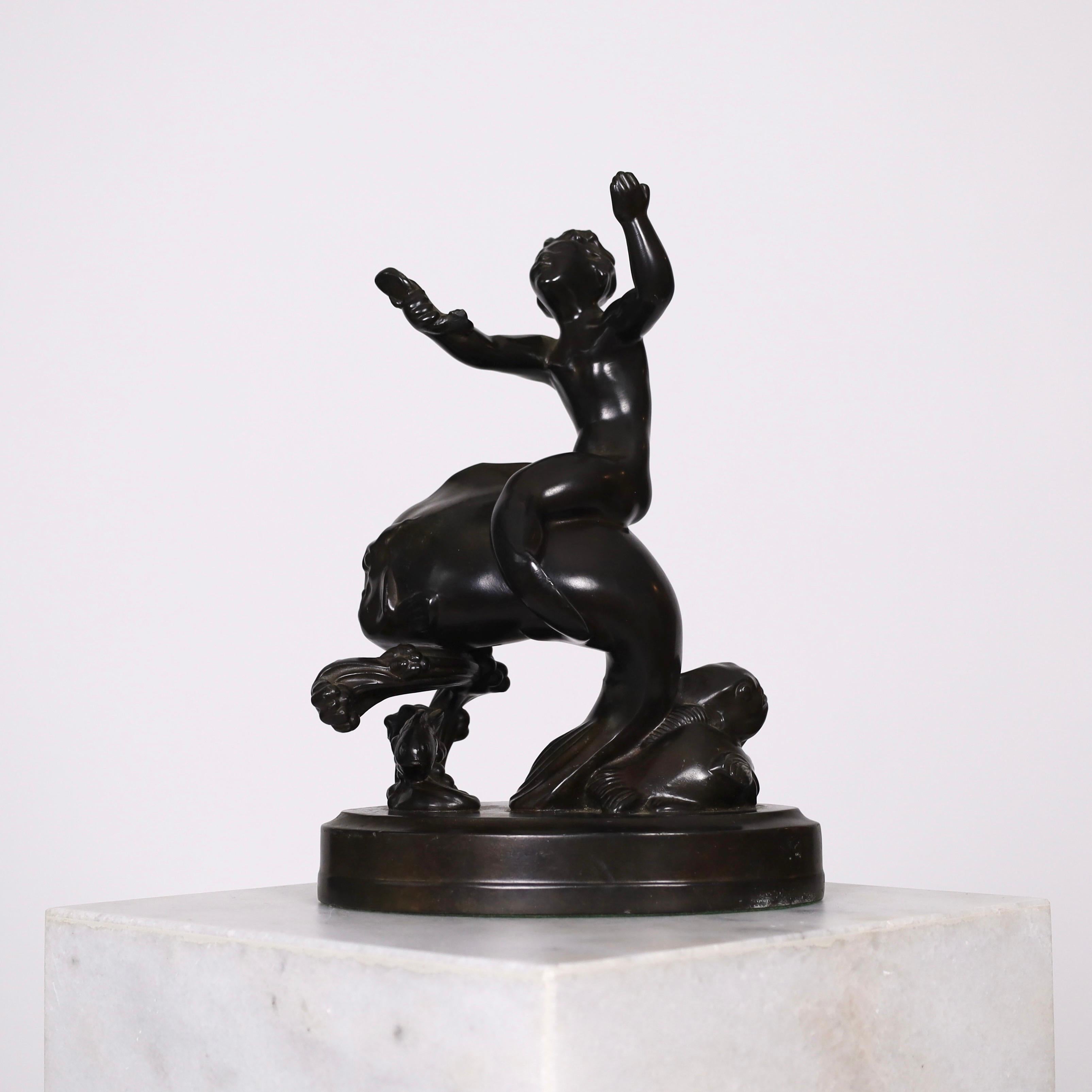 Grande sculpture de Just Andersen, années 1930, Danemark Bon état - En vente à Værløse, DK