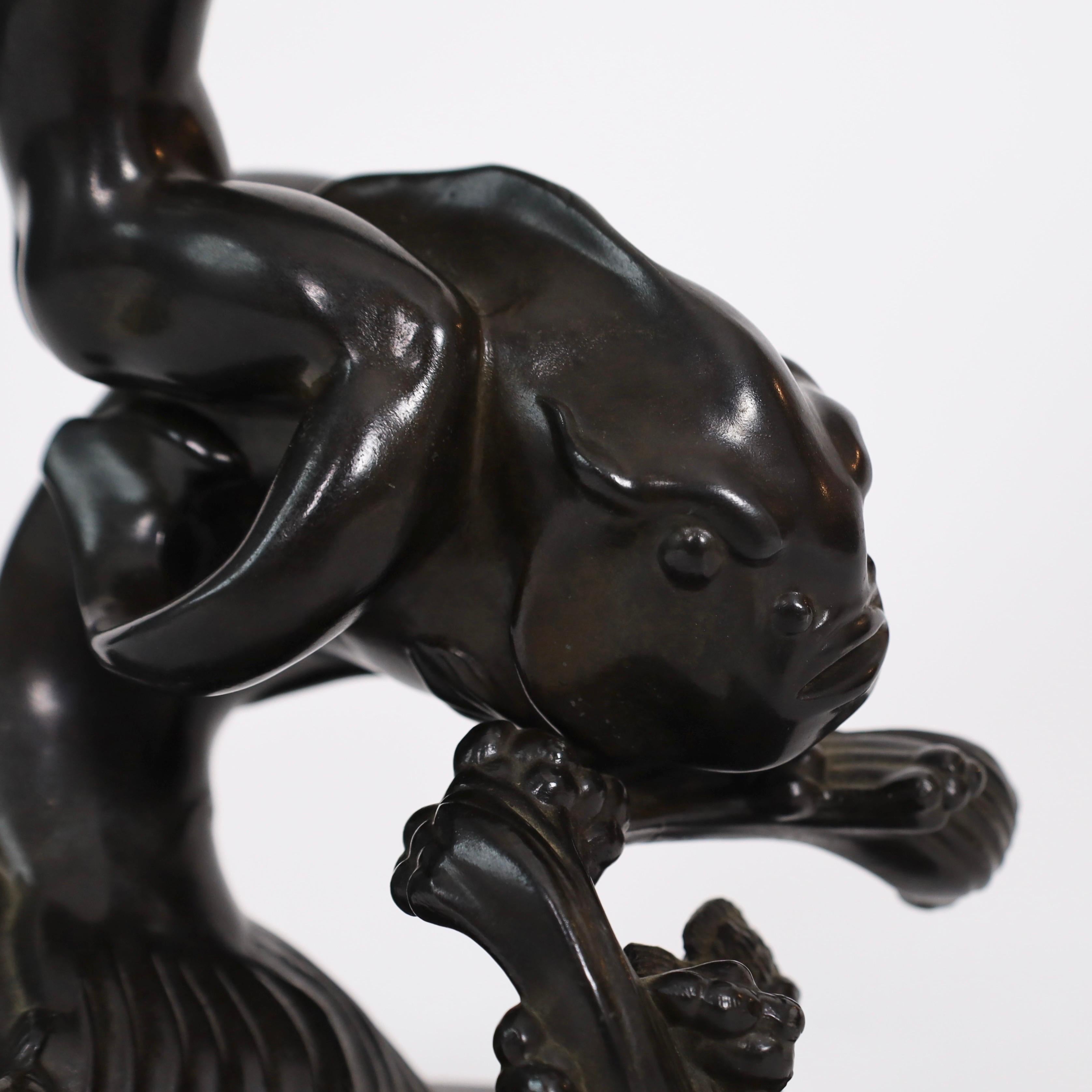 Grande sculpture de Just Andersen, années 1930, Danemark en vente 1