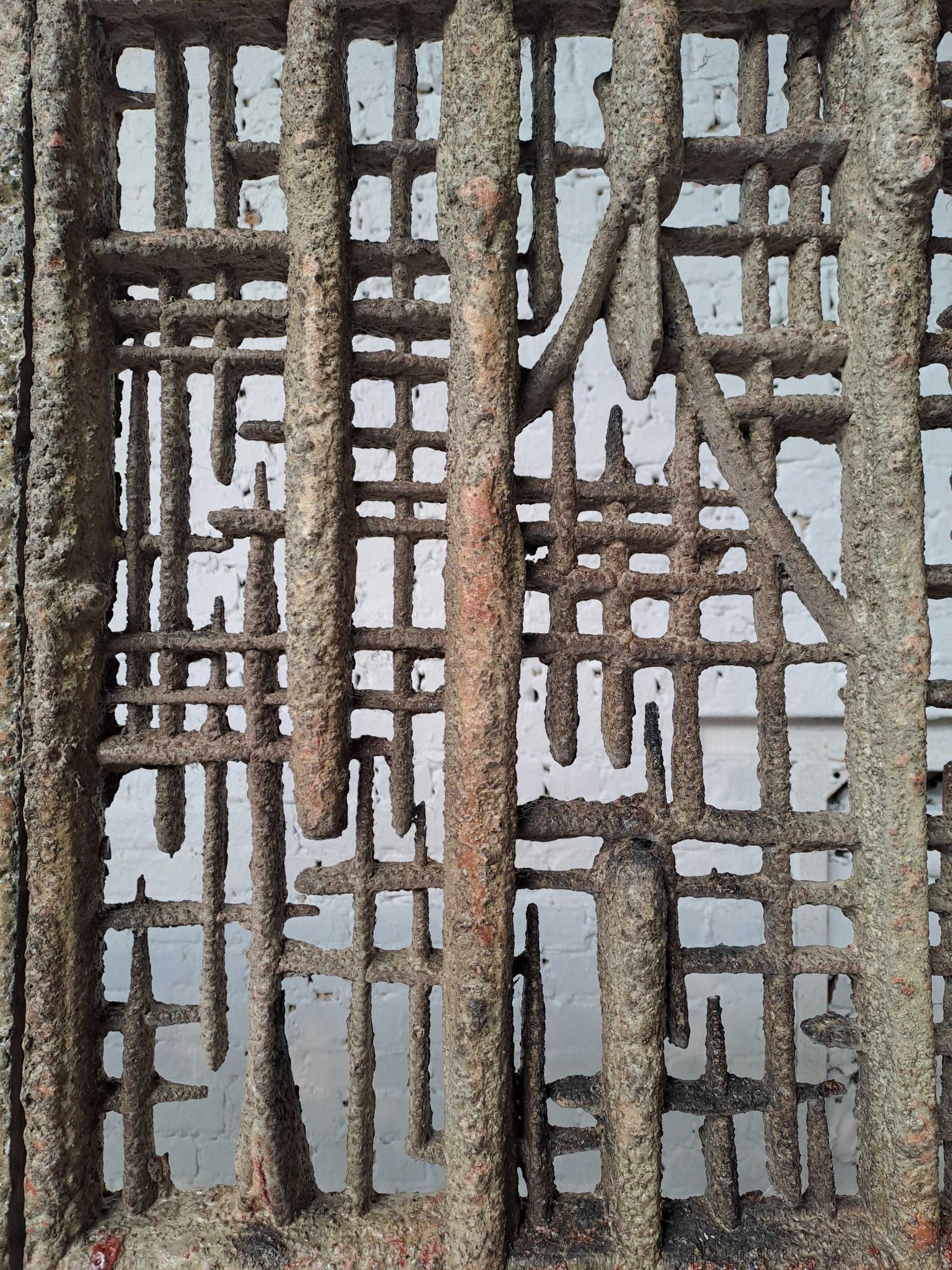 Große Skulptur von Pia Manu (Emailliert) im Angebot