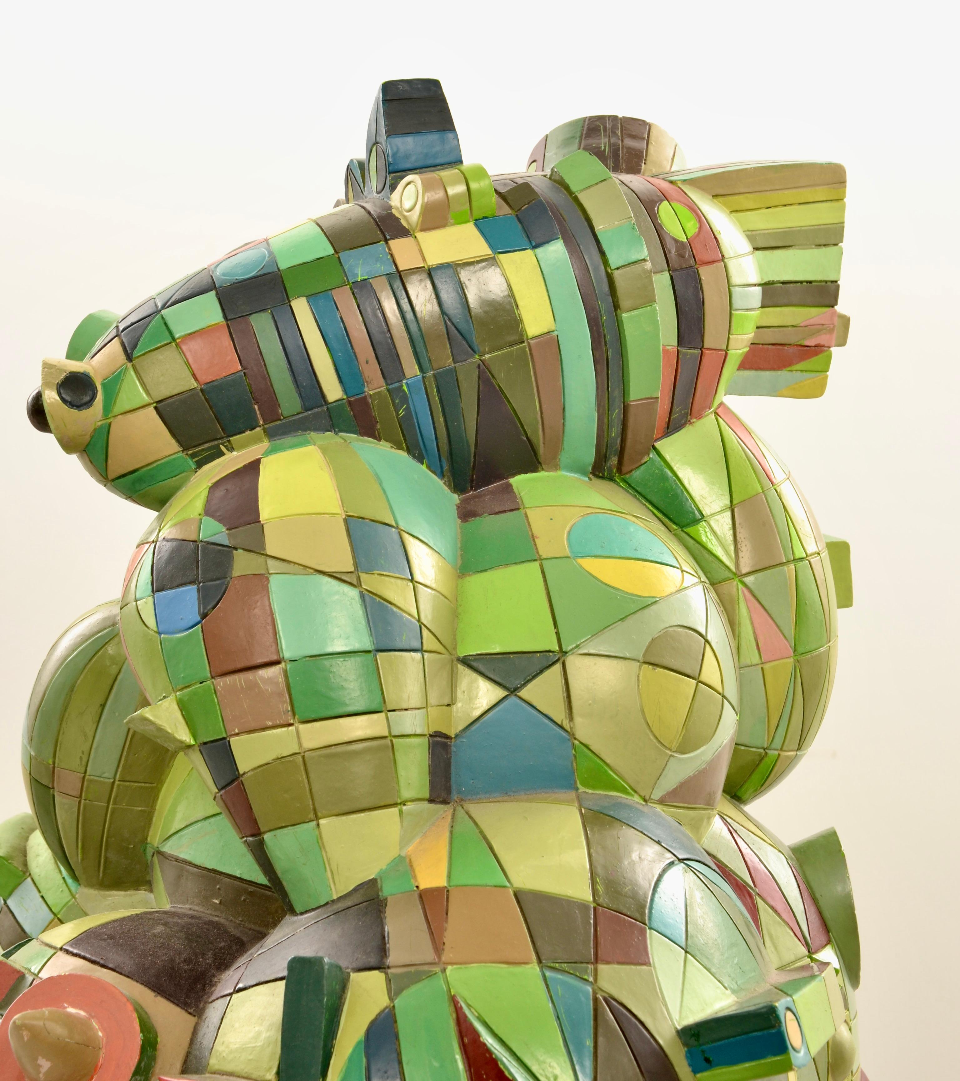 Grande sculpture de l'artiste russo-américain Alexander Ney Bon état - En vente à Norwalk, CT