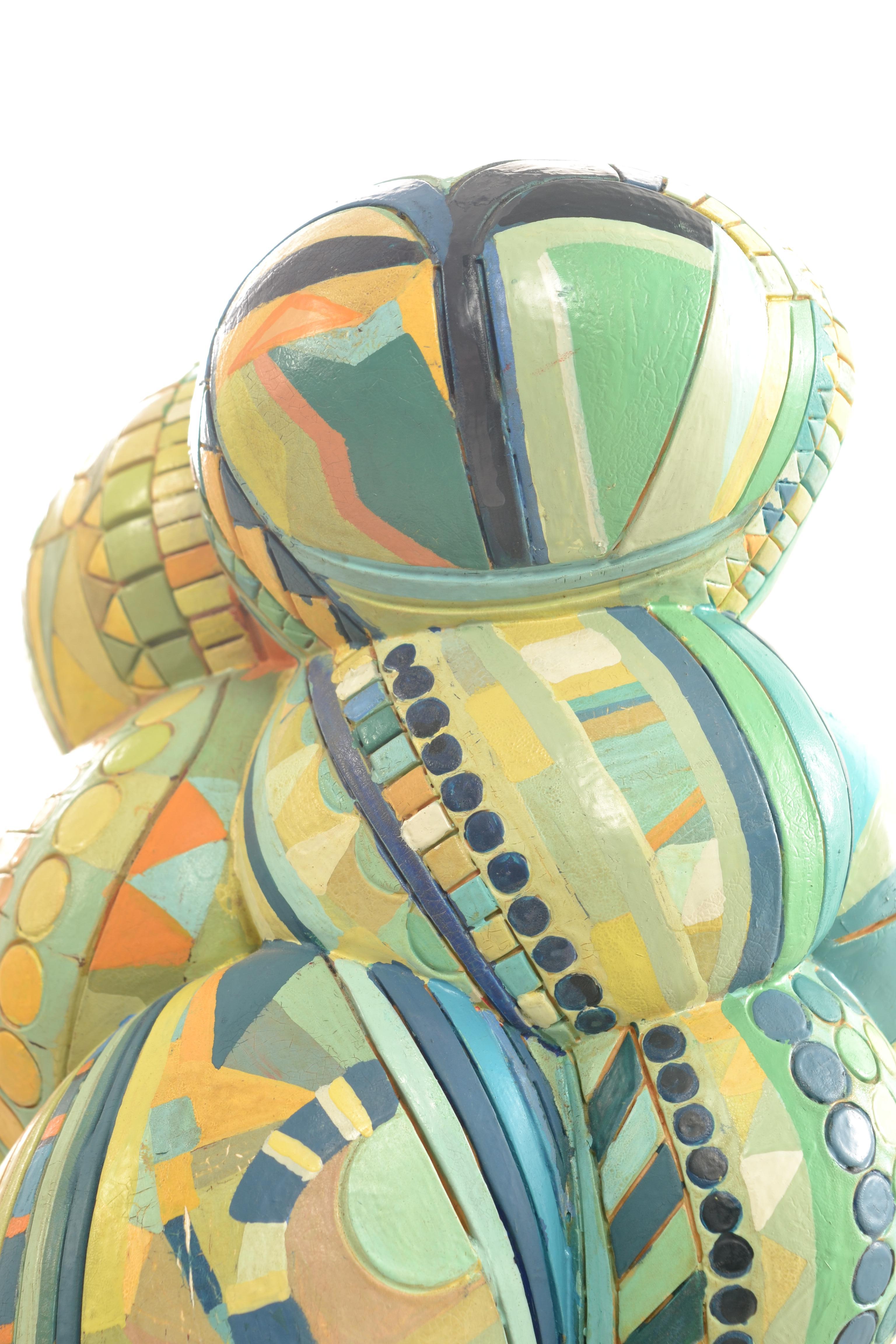 Großplastik des russisch-amerikanischen Künstlers Alexander Ney (Terrakotta) im Angebot