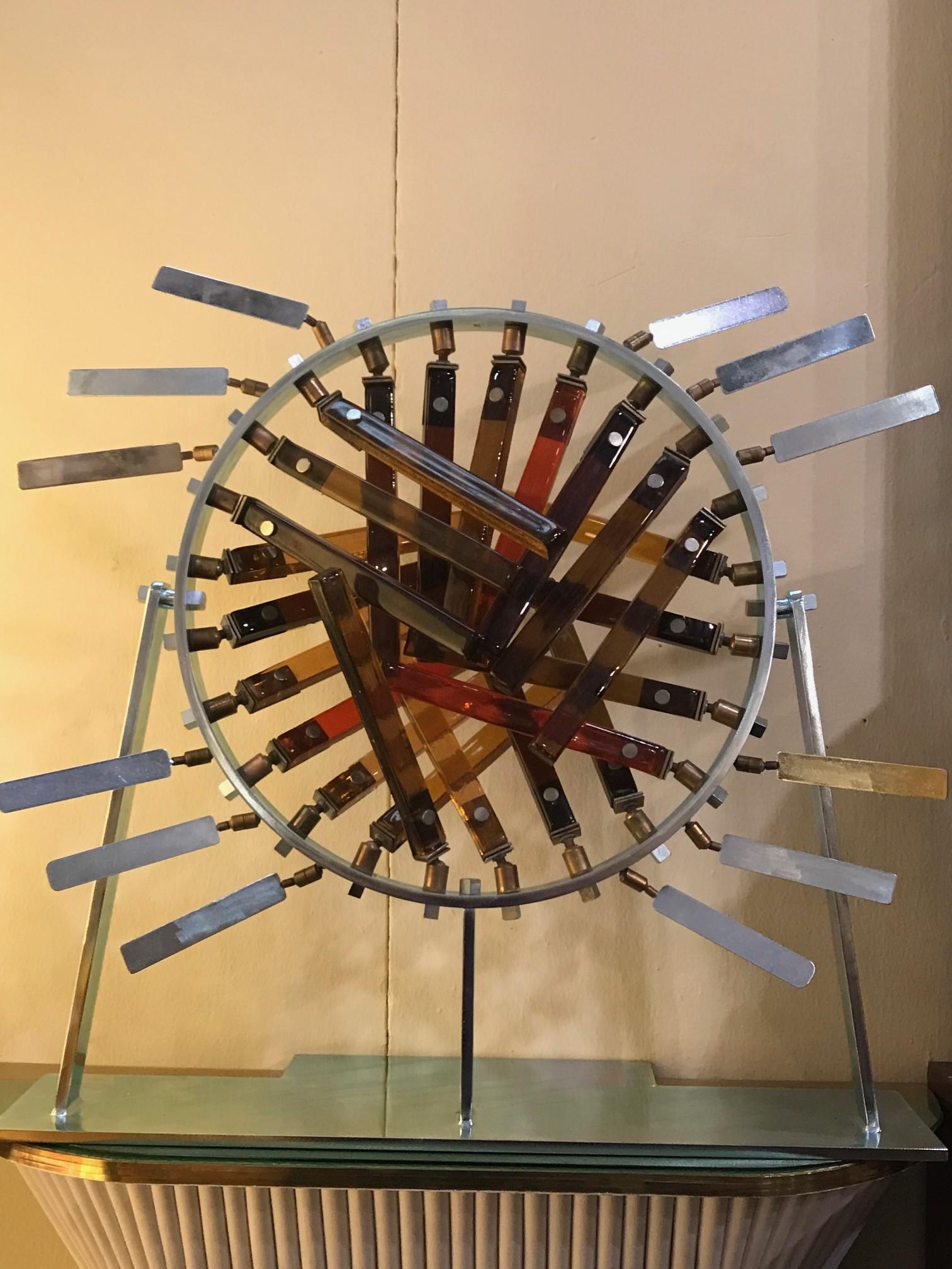 Gran escultura Quimera de Marcello Avenali Futurista en venta