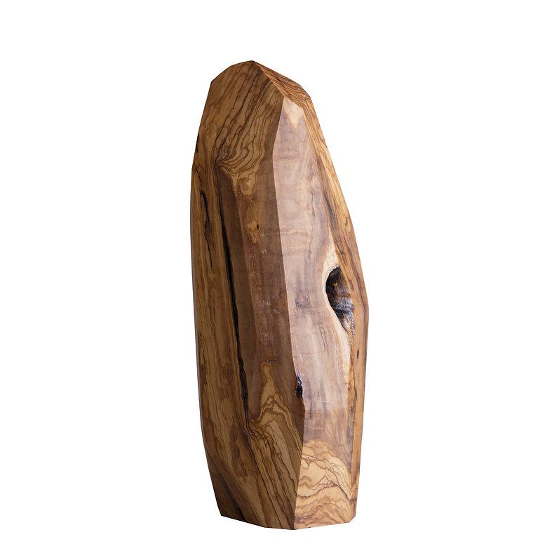 Turkish Large Sculpture in Olive Wood by Rectangle Studio