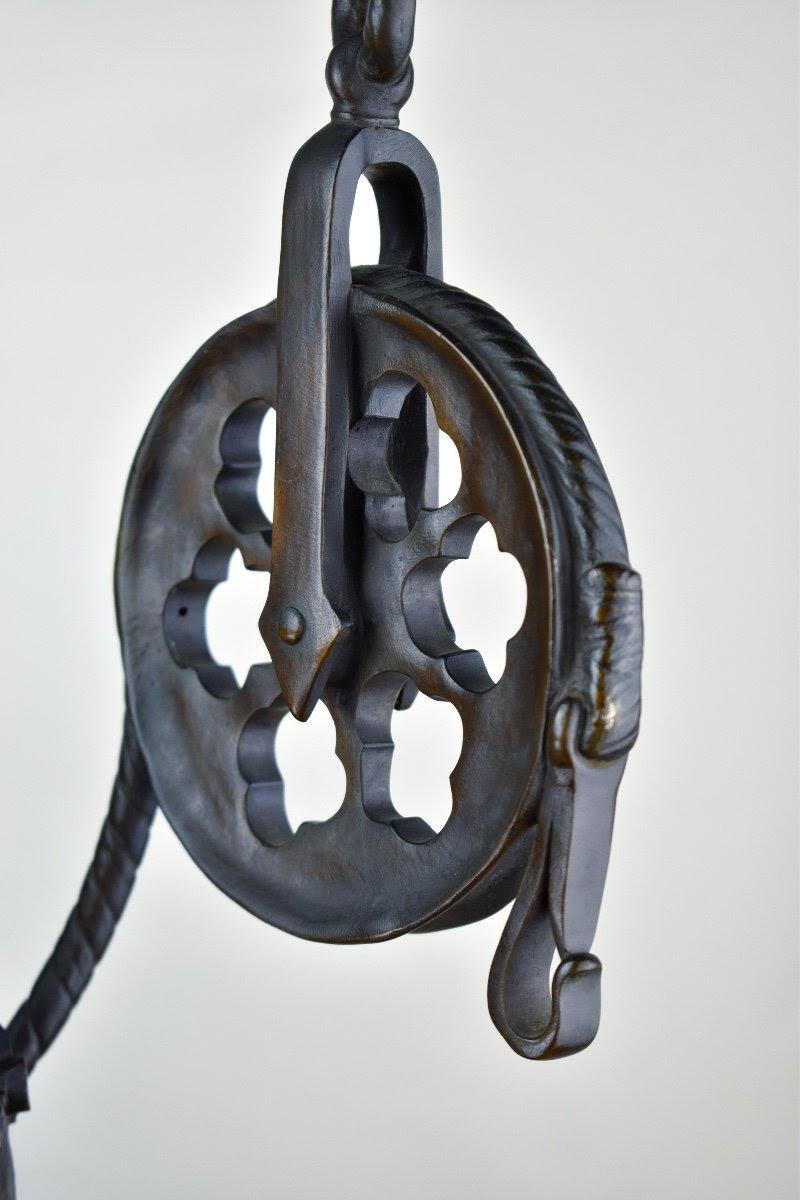Patinato Grande scultura in bronzo patinato di HENRY Vidal, CIRCA 1900, Art Nouveau. in vendita