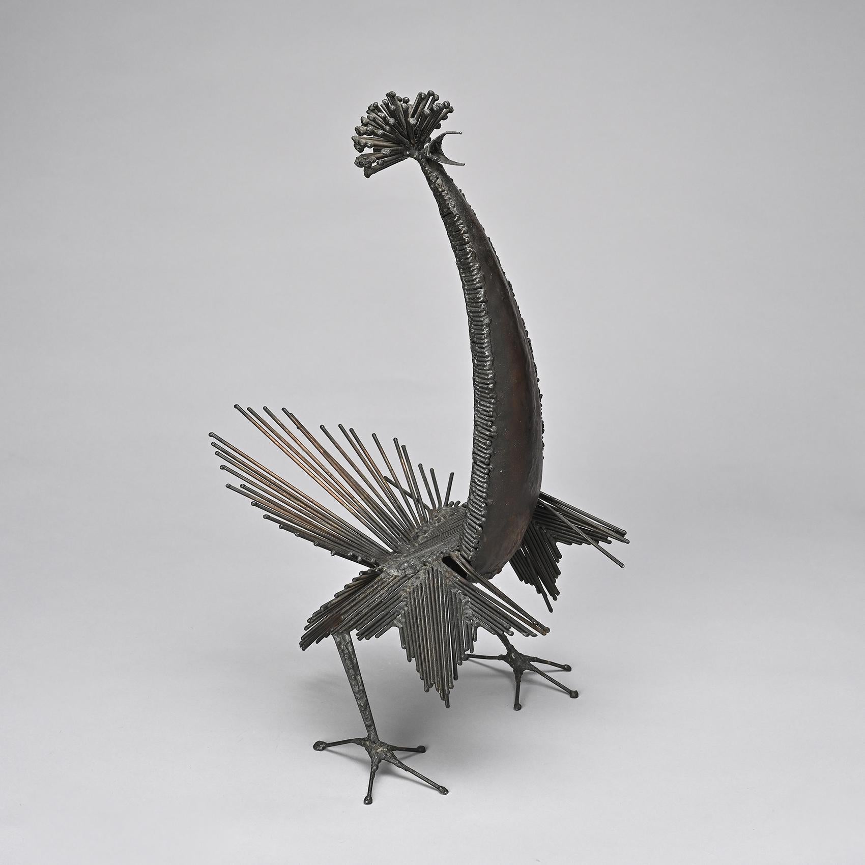 Large Sculpture of a Rooster by Michel Anasse, France circa 1960 3