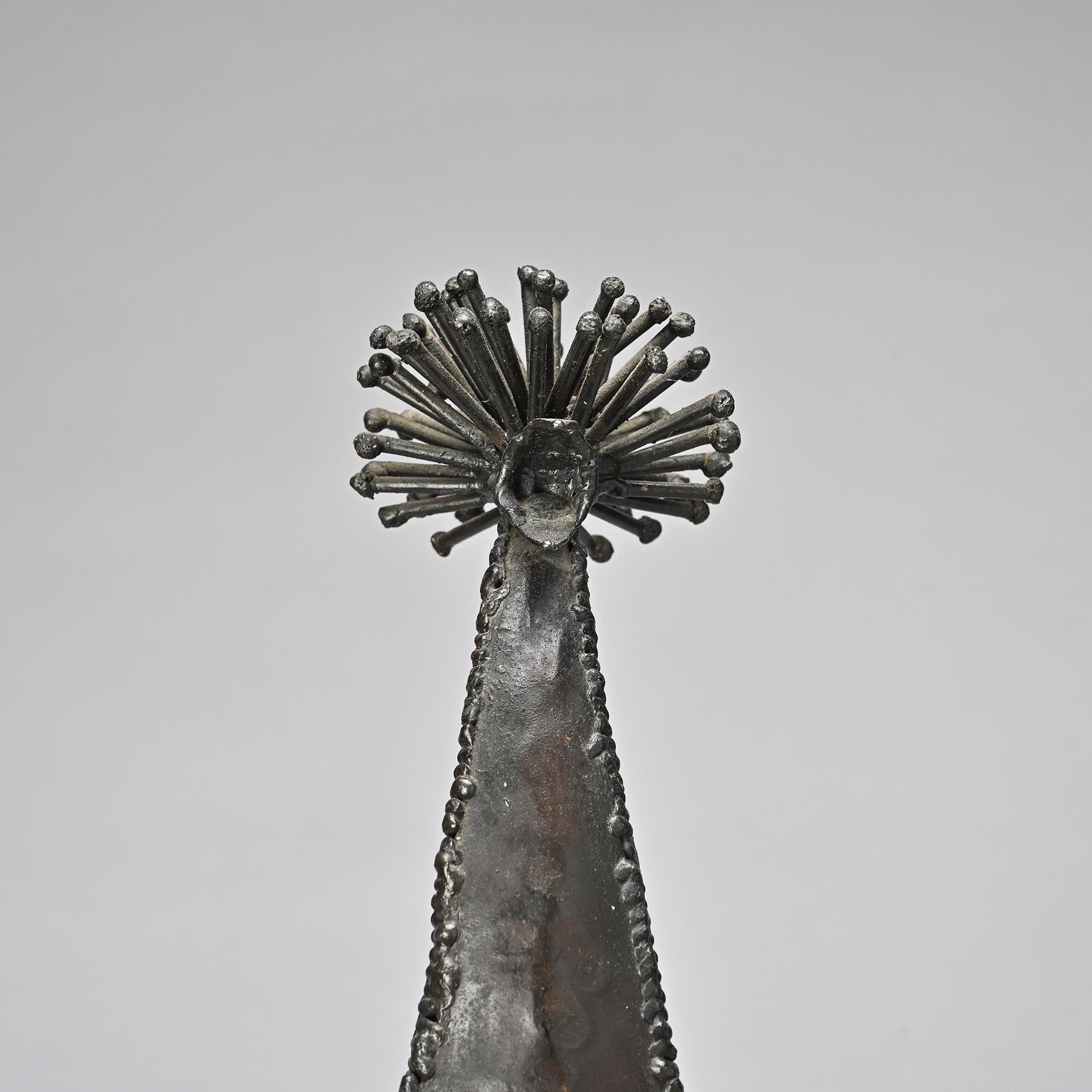 Large Sculpture of a Rooster by Michel Anasse, France circa 1960 4
