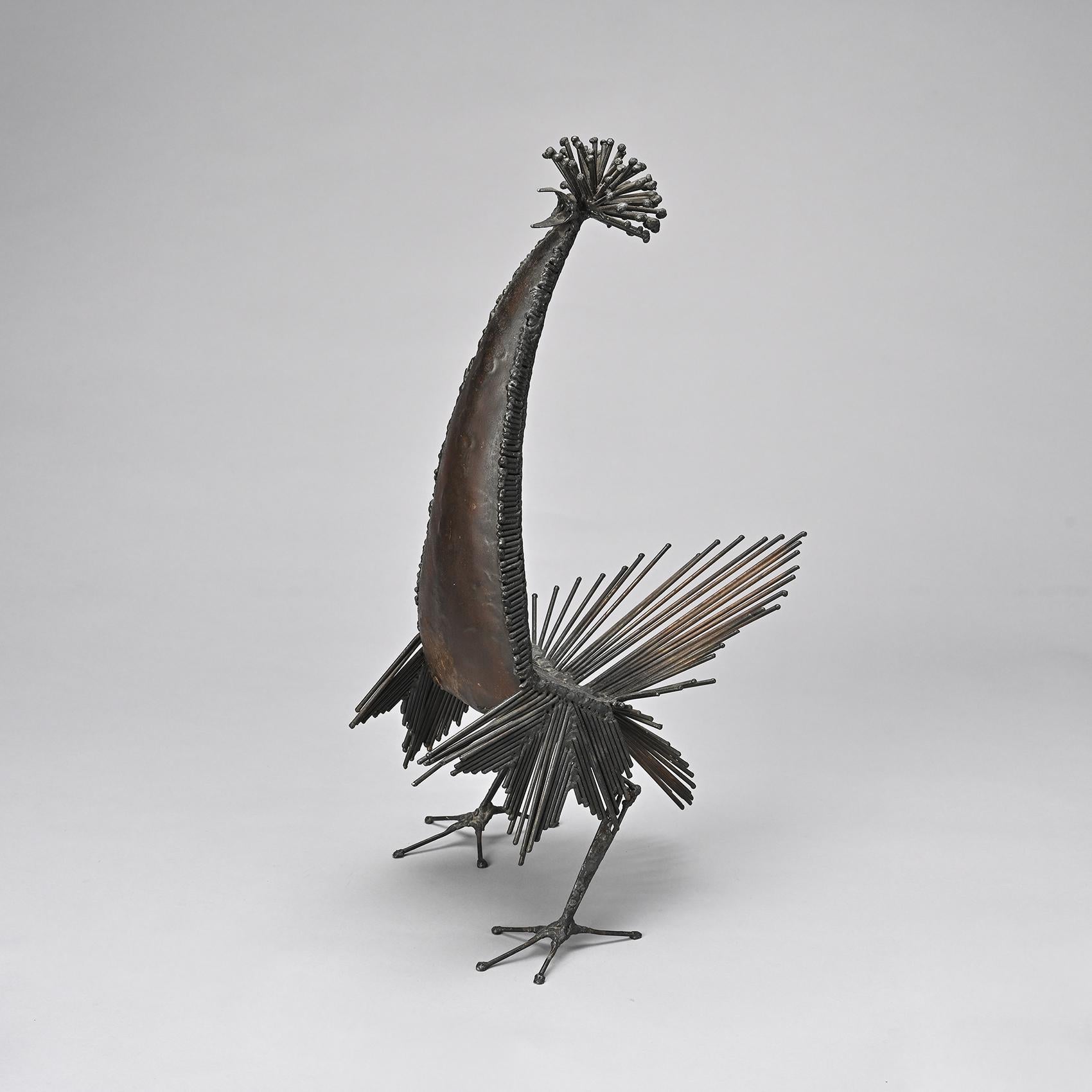 Large Sculpture of a Rooster by Michel Anasse, France circa 1960 2