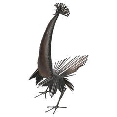 Large Sculpture of a Rooster by Michel Anasse, France circa 1960