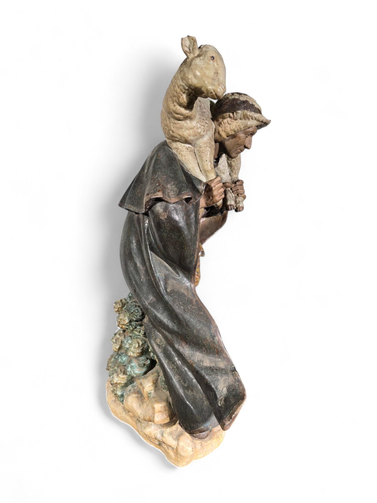 Grande scultura di un pastore in vendita 2