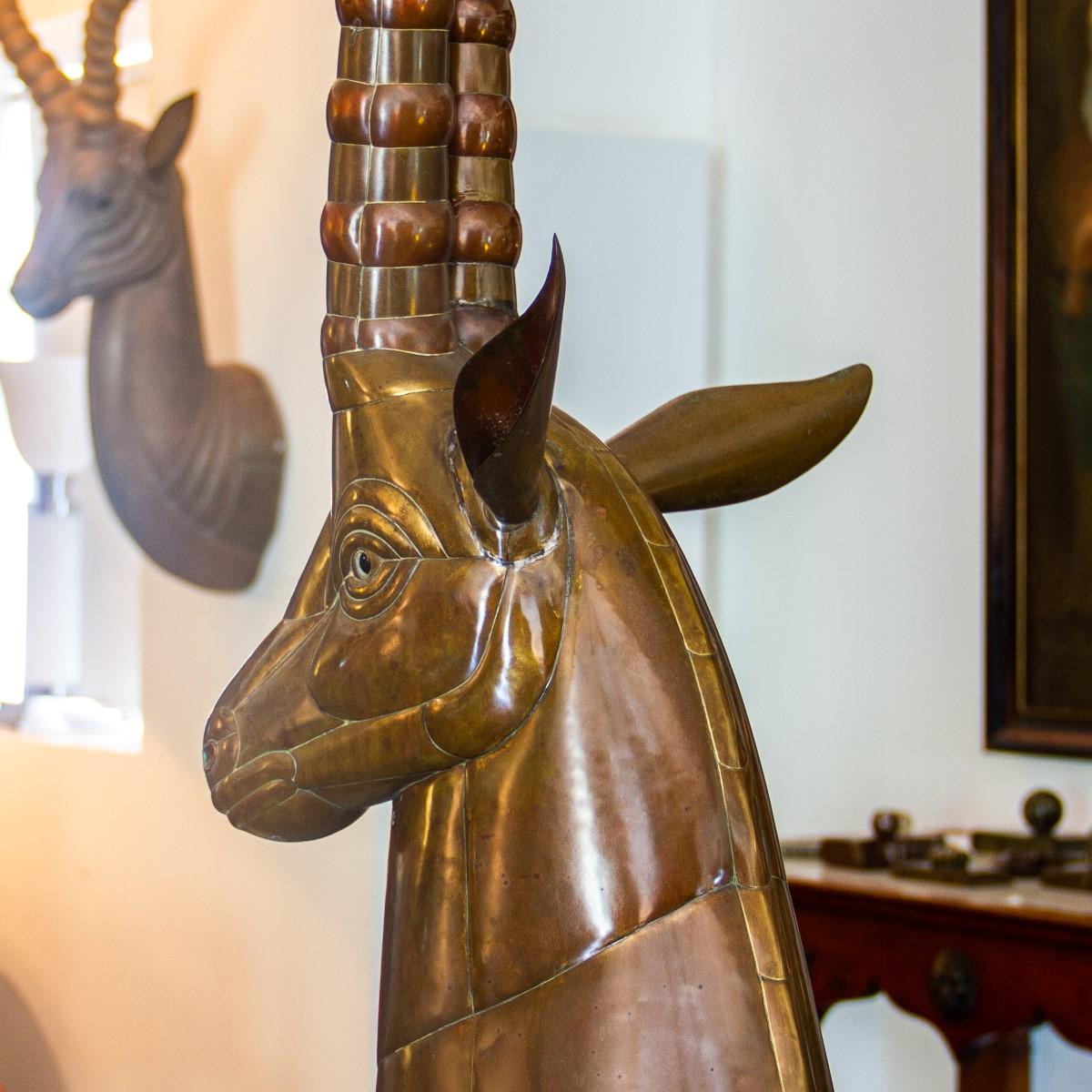 Large Sculpture of an Ibex by Sergio Bustamante, 1970s 2