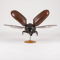 Large Sculpture of Beetle in Flight