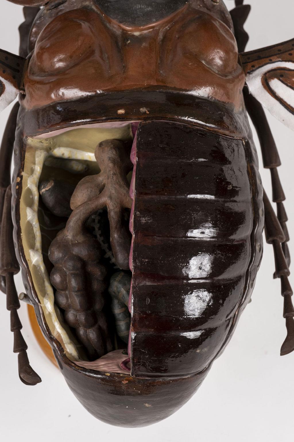 Tchèque Grande sculpture de scarabée en vol en vente