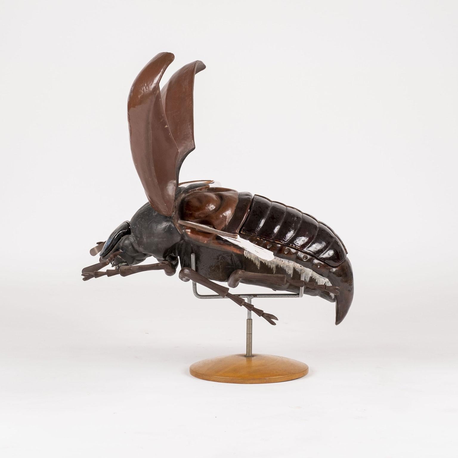 Fabric Large Sculpture of Beetle in Flight