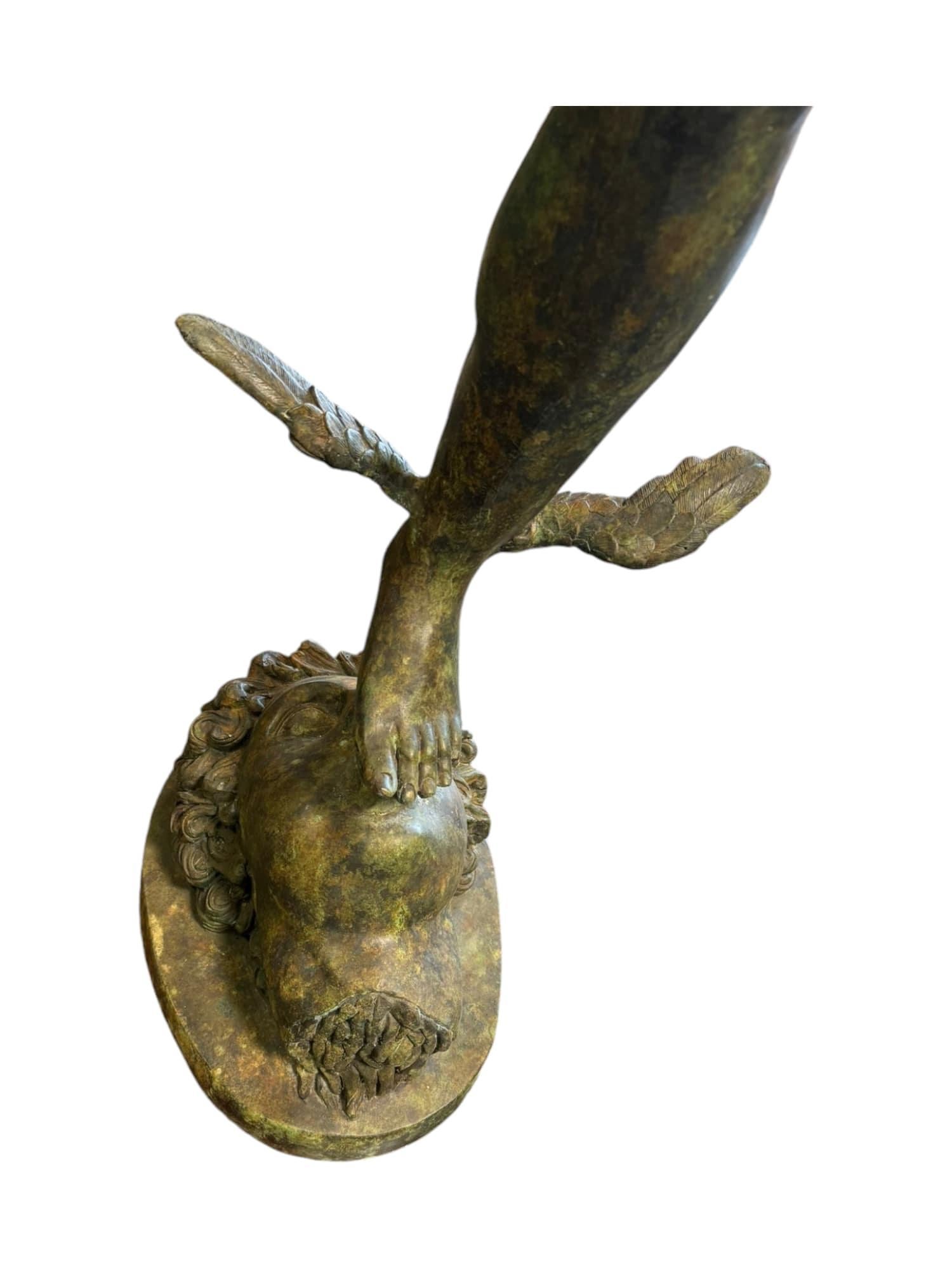 Large Sculpture of Mercury - 190 cm - Roman Style in vendita 6