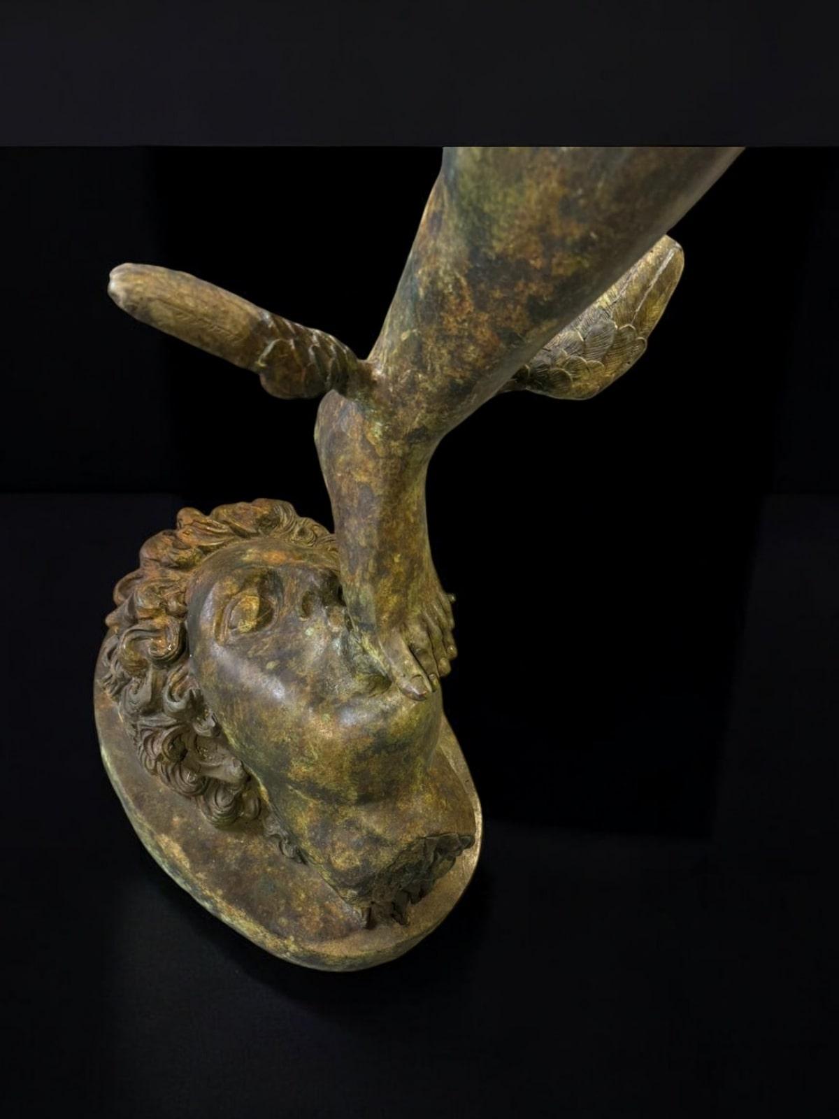 Large Sculpture of Mercury - 190 cm - Roman Style in vendita 4