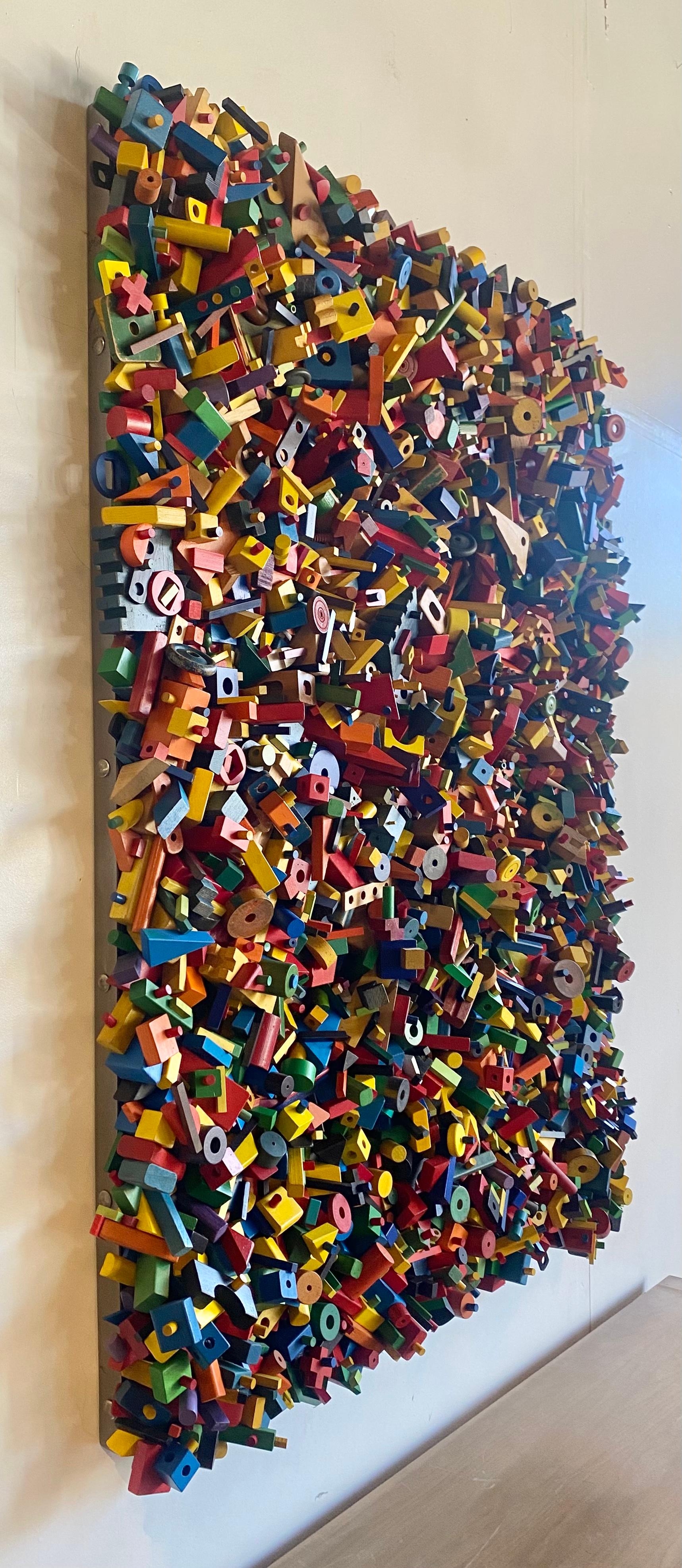 Gran escultura / colgante de pared titulado 