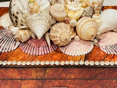Humidor grande incrostato di conchiglie marine Faux Boi