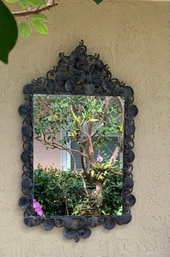 Large Sea Shell Iron Mirror