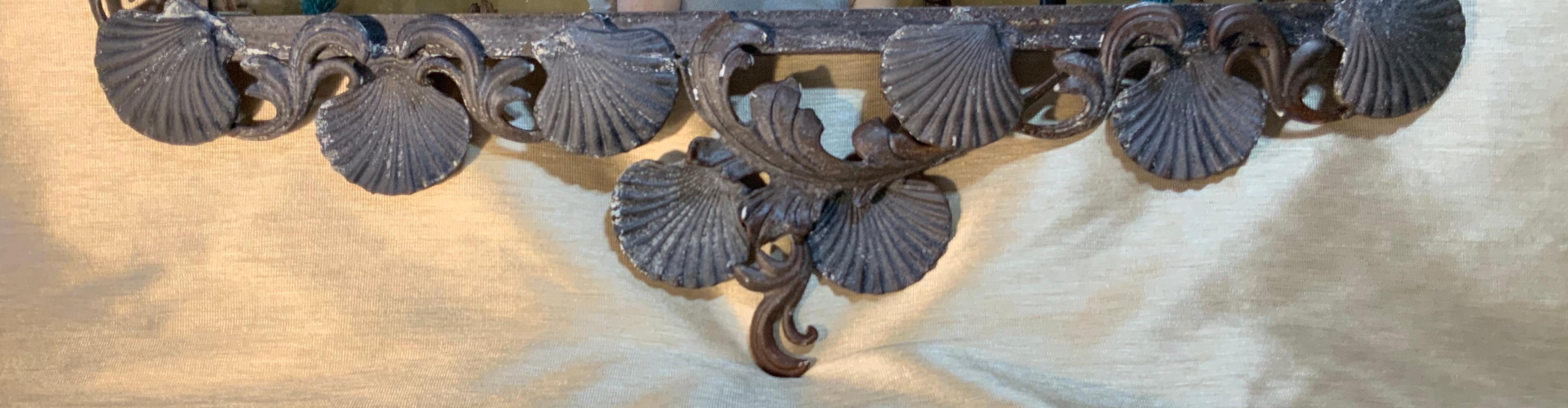 Large Sea Shell Iron Mirror 1