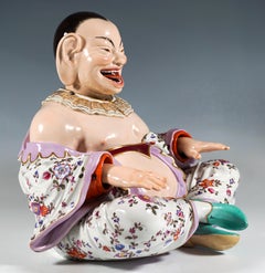 Large Seated Meissen Porcelain Wiggling Pagoda, By J.J. Kaendler, Circa 1860