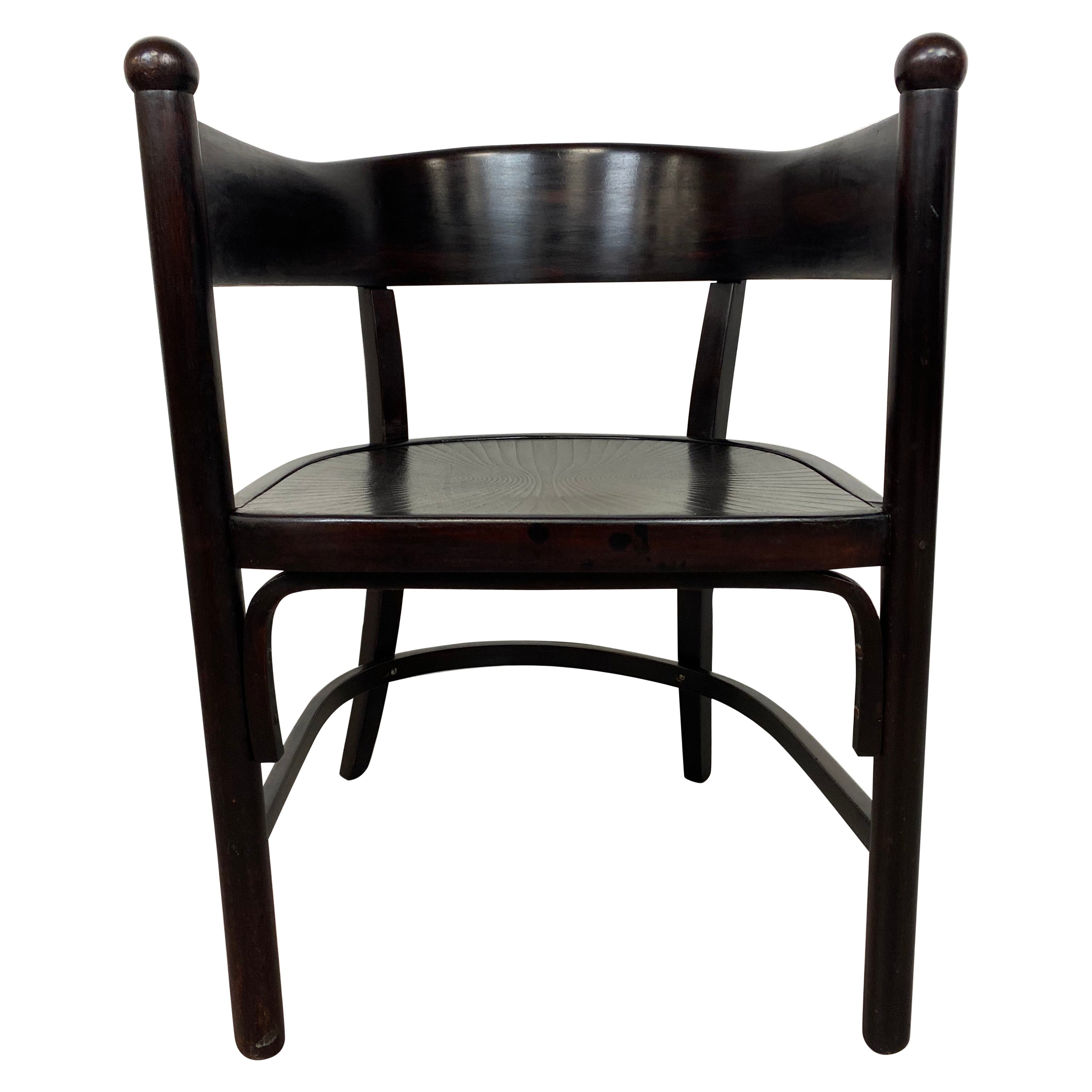 Large Secession Armchair no.6549 by Josef Hoffmann for Thonet
